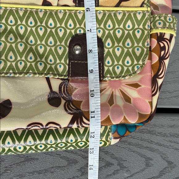 Fossil Key Per Color Coated Canvas Messenger Laptop Bag Multicolor - Picture 15 of 15